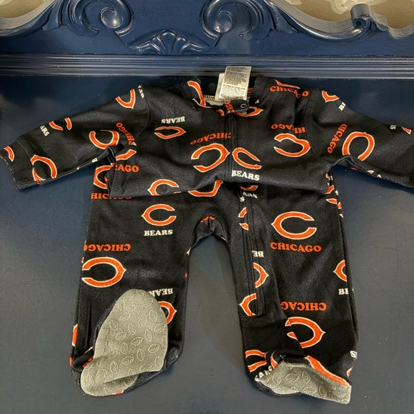 NFL Other - NFL Kids One Piece - Chicago Beats Navy and Orange 3-6 months